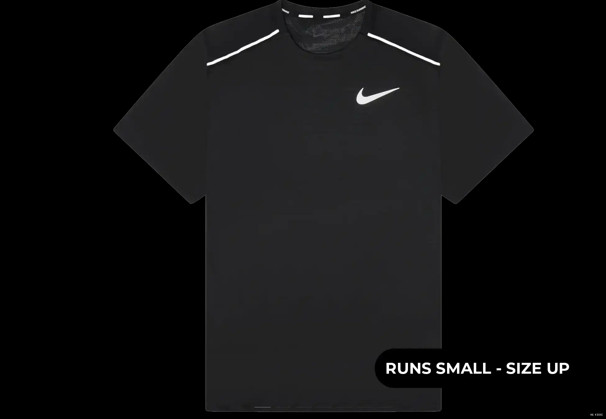 Miler Nike Dri-Fit Black 1.0 Shirt T 0610